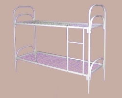 Кровать 2-х ярусная, сварная сетка, спинки металлические, 1900х800